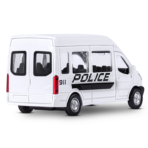 ТМ "Автопанорама" Машинка металлическая 1:52, Ford Transit, белая, откр. двери, инерция, в/к 17,5*12,5*6,5 см в Джамбо Тойз #8