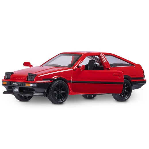 ТМ "Автопанорама" Машинка металл. 1:37 Toyota AE86, красный, инерция, откр. двери, в/к 17,5*12,5*6,5 см в Джамбо Тойз #8