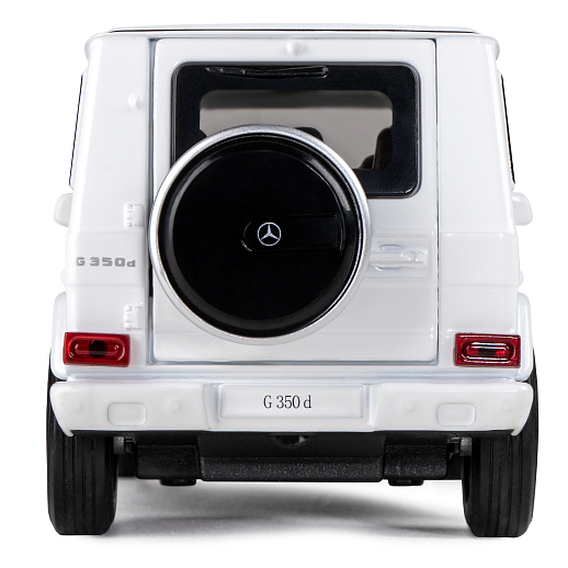 ТМ "Автопанорама" Машинка металлическая 1:32 Mercedes-Benz G350d, белый, откр. капот, передние и задняя двери, свет, звук, инерция, в/к 17,5*13,5*9 см в Джамбо Тойз #8