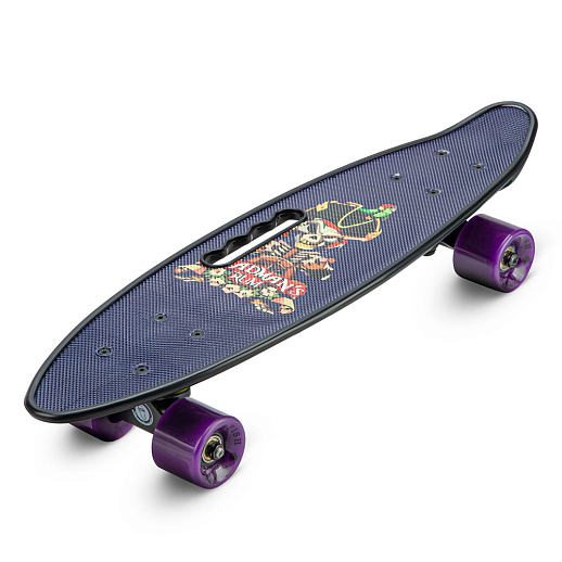 Скейтборд Fish, размер 23"х6", колеса: 60х45мм  82А, PU, ABEC-7, фиолет в/п в Джамбо Тойз