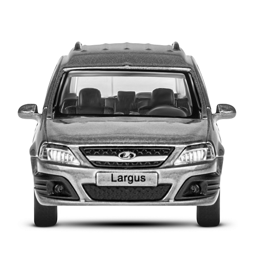 ТМ "Автопанорама" Машинка металлическая 1:43, LADA LARGUS серая, откр. 2 двери., инерция + сельхозприцеп в Джамбо Тойз #10