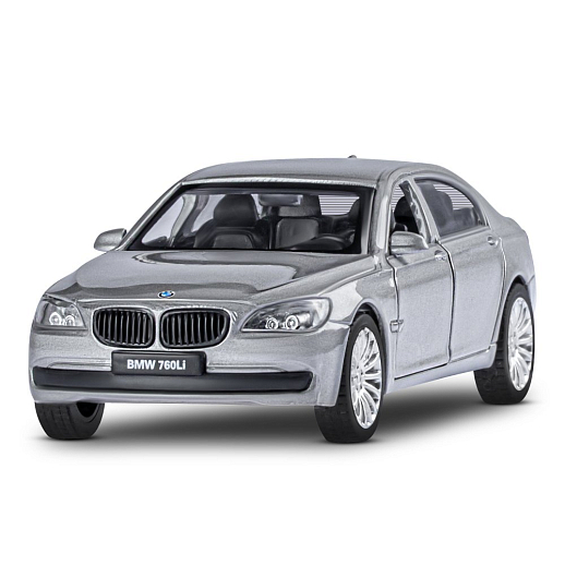 ТМ "Автопанорама" Машинка металлическая 1:46 BMW 760 LI, серебряный, откр. двери, инерция, в/к 17,5*12,5*6,5 см в Джамбо Тойз #6