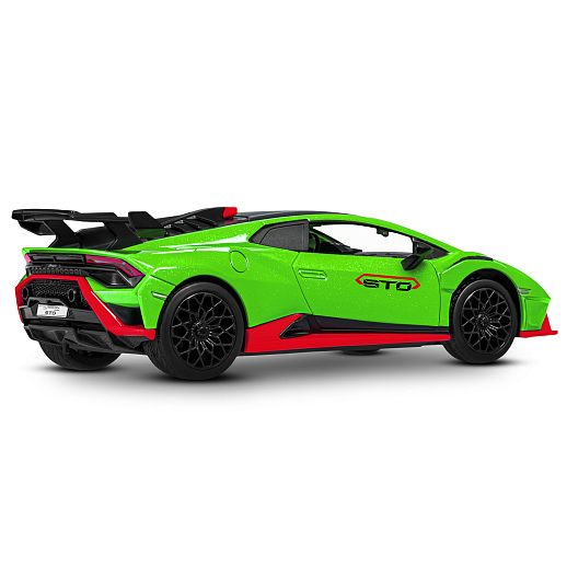 ТМ "Автопанорама" Машинка металл. 1:32 Lamborghini STO, зеленый, инерция, откр. двери, в/к 17,5*12,5*6,5 см в Джамбо Тойз #11