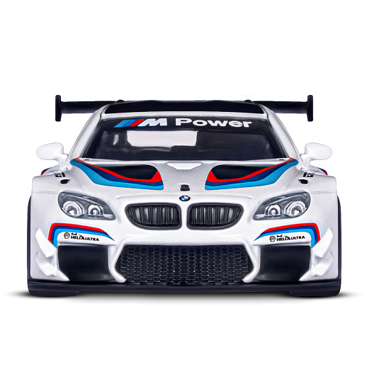 ТМ "Автопанорама" Машинка металлическая 1:44 BMW M6, белый, откр. двери, инерция, в/к 17,5*12,5*6,5 см в Джамбо Тойз #8