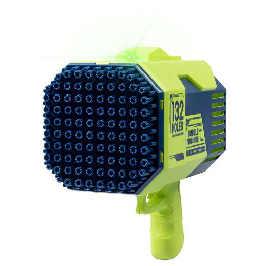 Базука с мыльными пузырями, зеленый/синий, с аккумулятором Li-Ion 3,7V, в/к в Джамбо Тойз #6
