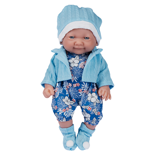 Пупс 25 см. в комбинезоне с кофточкой, в комплект. с бутылочкой,в/к 16*8,7*31 см в Джамбо Тойз #4