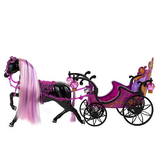 Игровой набор "Карета с лошадью и кукла", свет.эфф., в/к 56х19х30 см в Джамбо Тойз #11