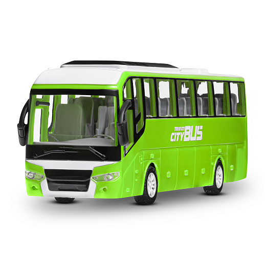 Р/У автобус,  с аккум., цвет зеленый, в/к 37,5*13,5*13,5см в Джамбо Тойз #9