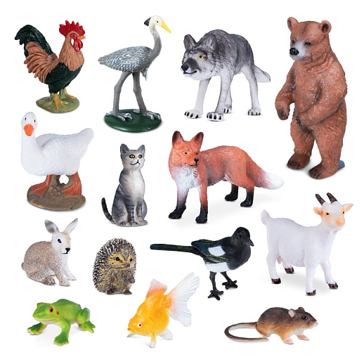 ТМ "DARWIN, Набор "Животные из русских сказок" 14 шт в/п в Джамбо Тойз