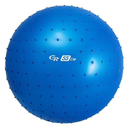 Мяч гимнастический массажный 55 см ТМ "CR", синий в Джамбо Тойз