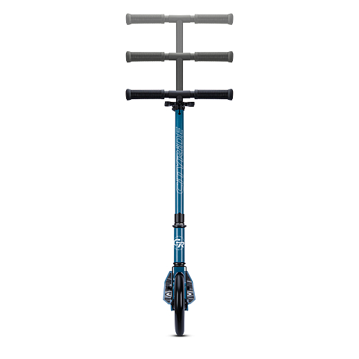 Двухколесный самокат CITYRIDE 200MM PU; алюминий/сталь порошковое покрытие. Дека 53*11СМ, руль  82-92СМ. Складной.  Без амортизатора. Подшипники Abec-9, Грипсы резина 120мм. в Джамбо Тойз #5
