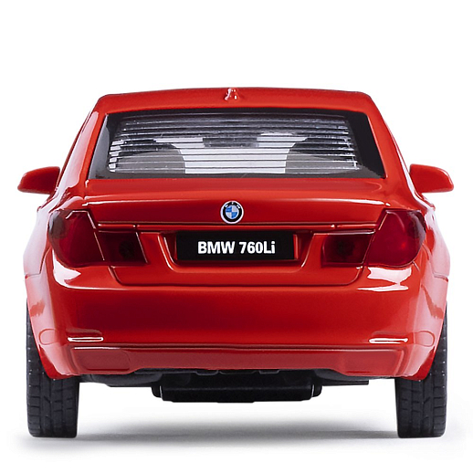 ТМ "Автопанорама"  Машинка металл. 1:46 BMW 760 LI, красный, инерция, откр. двери, в/к 17,5*12,5*6,5 см в Джамбо Тойз #8