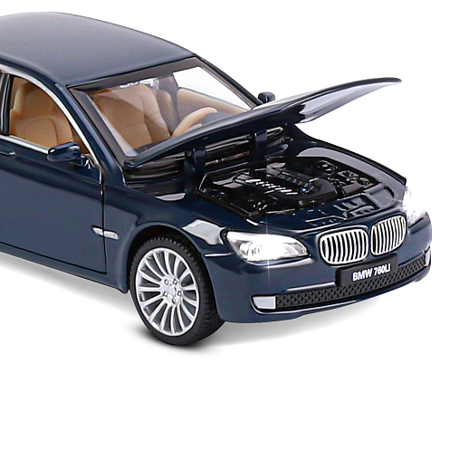 ТМ "Автопанорама" Машинка металл. 1:34 BMW 760LI, синий, инерция, свет, звук, откр. двери, свет, звук, в/к 17,5*13,5*9 см в Джамбо Тойз #18