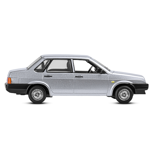 Машинка металлическая Автопанорама, коллекционная модель ВАЗ 21099, масштаб 1:22, свет, звук, открываются двери, капот и багажник, серебряный, в/к 24,5*12,5*10,5 см в Джамбо Тойз #9