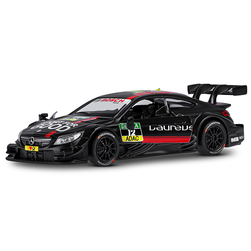 ТМ "Автопанорама" Машинка металлическая 1:42 Mercedes-AMG C 63 DTM, черный матовый, откр. двери, инерция, в/к 17,5*12,5*6,5 см в Джамбо Тойз #7