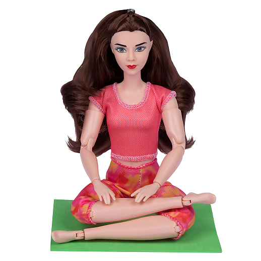 Кукла с ковриком для занятия йогой, в/к 12,5х4,5х30,5 в Джамбо Тойз #6