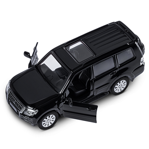 ТМ "Автопанорама" Машинка металлическая 1:43 Mitsubishi Pajero 4WD Turbo, черный, откр. двери, инерция, в/к 17,5*12,5*6,5 см в Джамбо Тойз #12