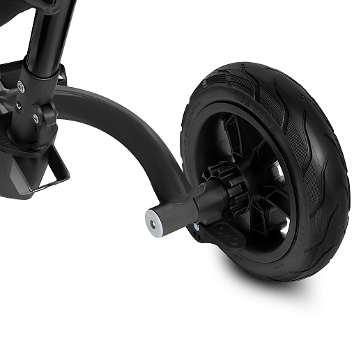 Детский трехколесный велосипед с ручкой CITY-RIDE LUNAR. Поворотное сиденье 360, складная крыша D600, подножки, надувные колеса 12/10, фара в Джамбо Тойз #13