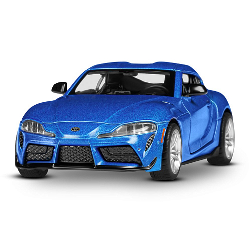 ТМ "Автопанорама" Машинка металлическая 1:31 Toyota Supra, матовый синий, откр. двери, свет, звук, инерция в/к 17,5*13,5*9 см в Джамбо Тойз #5