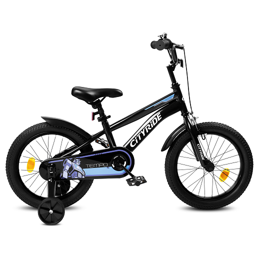 Велосипед двухколесный CITYRIDE, модель CR-B2-07J, колеса 16", рама сталь, обода сталь, цвет чёрный в Джамбо Тойз #2