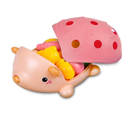 Развивающий сортер "Ёжик" для малышей,цвет красный, в/к 18,4*9,2*14,3 см в Джамбо Тойз #4