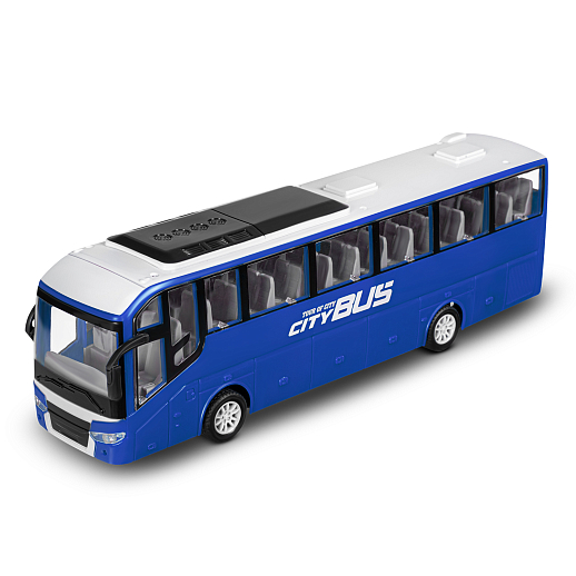 Р/У автобус,  с аккум., цвет синий, в/к 36*14,5*10см в Джамбо Тойз #6