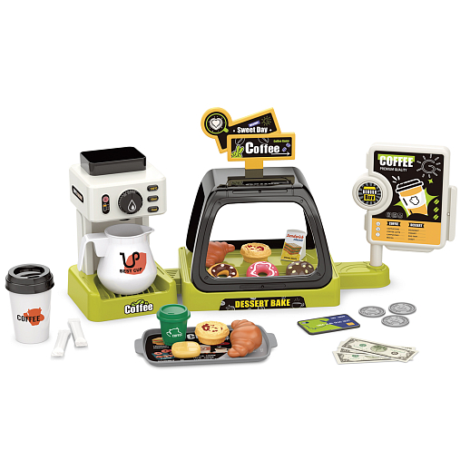 Игрушка для детей: набор "Кафе", свет, звук, зеленая, артикул JB0214263 в Джамбо Тойз #2