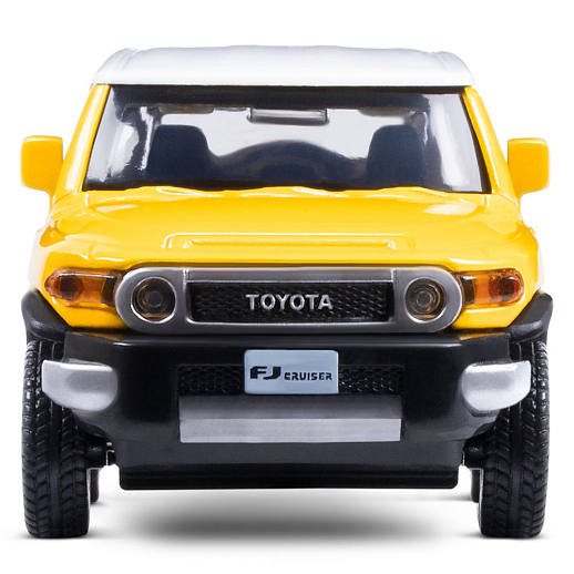 ТМ "Автопанорама" Машинка металлическая 1:43 Toyota FJ Cruiser, желтый, откр. двери, инерция, в/к 17,5*12,5*6,5 см в Джамбо Тойз #7