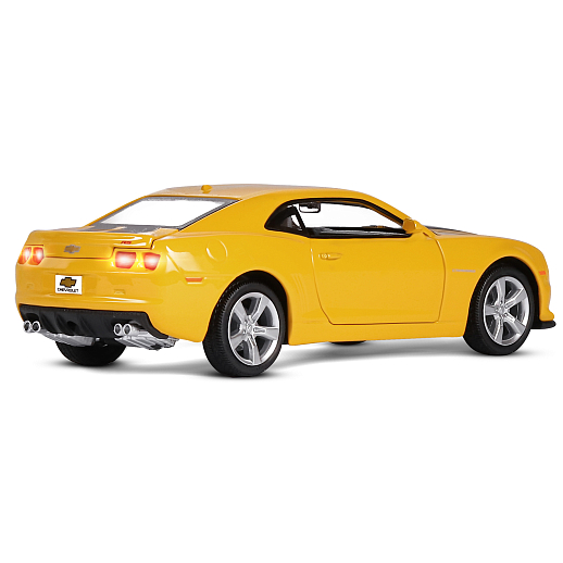 ТМ "Автопанорама" Машинка металлическая 1:32 Chevrolet Camaro SS, желтый, свет, звук, откр. двери, капот и багажник, инерция, в/к 19*9*7 см в Джамбо Тойз #11