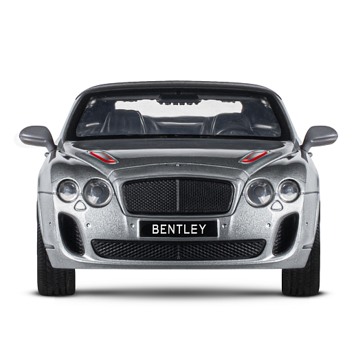 ТМ "Автопанорама" Машинка металлическая 1:24 Bentley Continental Supersports ISR, серый металлик, откр. двери, капот и багажник, свет, звук, свободный ход колес, в/к 24,5*12,5*10,5 см в Джамбо Тойз #12
