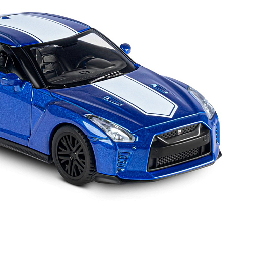 ТМ "Автопанорама" Машинка металлическая 1:42 Nissan GT-R (R35), синий, откр. двери, инерция, в/к 17,5*12,5*6,5 см в Джамбо Тойз #15