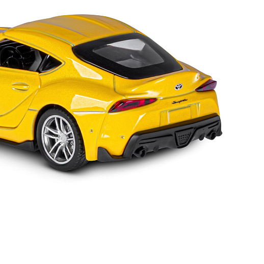 ТМ "Автопанорама" Машинка металлическая 1:38 Toyota GR Supra, желтый, откр. двери, инерция, в/к 17,5*12,5*6,5 см в Джамбо Тойз #14