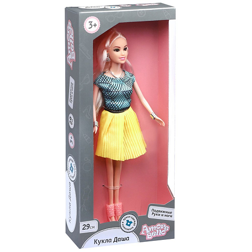 ТМ "Amore Bello" кукла "Даша", в/к 14х5,5х33 см в Джамбо Тойз #2