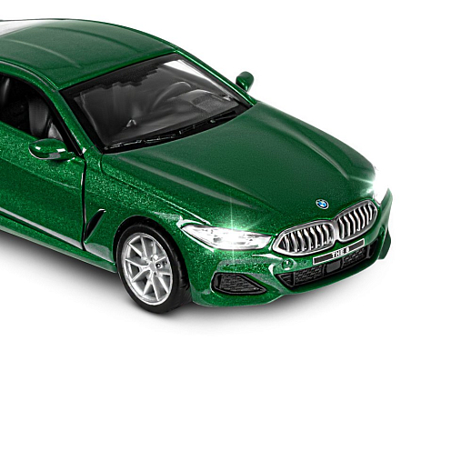 ТМ "Автопанорама" Машинка металл. 1:35 BMW M850i Coupe, зеленый, откр. двери, свет, звук, инерция в/к 18*9*13,5 см в Джамбо Тойз #19