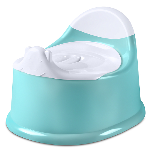 ТМ "Smart Baby" Горшок детский № 2  бирюзовый 28,5х23,5х19,5 см в Джамбо Тойз