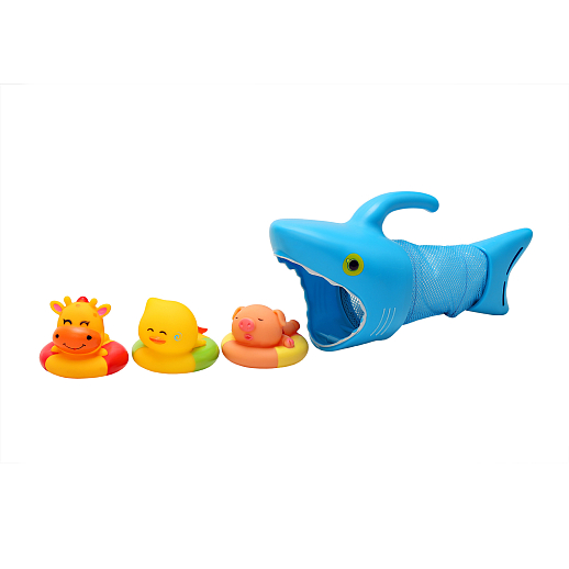 Игровой набор для купания, в комплекте акула и 3 игрушки, в/к 32,2х10,7х25,5см в Джамбо Тойз #3