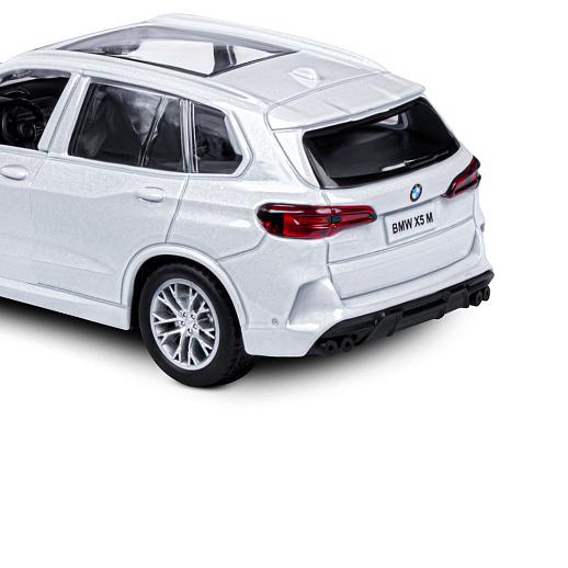 ТМ "Автопанорама" Машинка металлическая 1:43 BMW X5M, белый, инерция, откр. двери, в/к 17,5*12,5*6,5 см в Джамбо Тойз #14