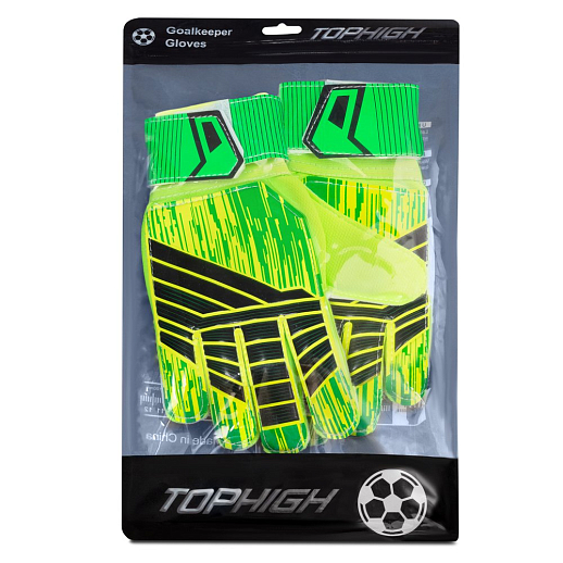 Вратарские перчатки с защитой пальцев, ладонь из вспененного латекса, в/п в Джамбо Тойз #5