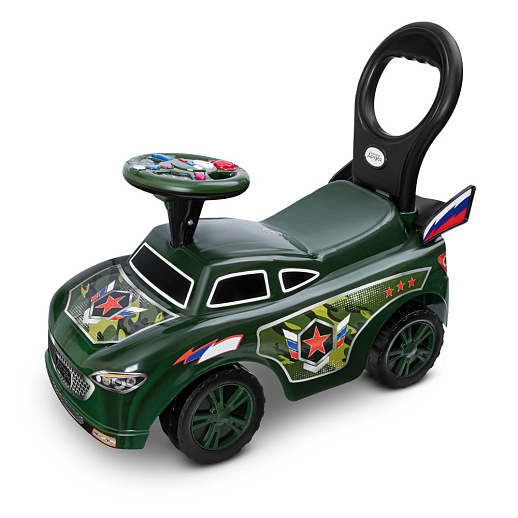 ТМ "Компания Друзей" Каталка Толокар Музыкальный, мелодии Шаинского, военный, в/к в Джамбо Тойз #2