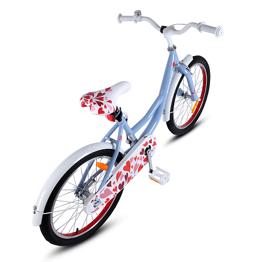 Велосипед двухколёсный CITYRIDE, модель CR-B2-04H, колеса 20", рама сталь, колеса алюмниий, подножка, картриджная каретка, цвет голубой в Джамбо Тойз #2