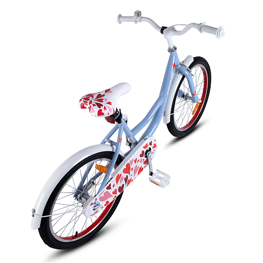 Велосипед двухколёсный CITYRIDE, модель CR-B2-04H, колеса 20", рама сталь, колеса алюмниий, подножка, картриджная каретка, цвет голубой в Джамбо Тойз #3