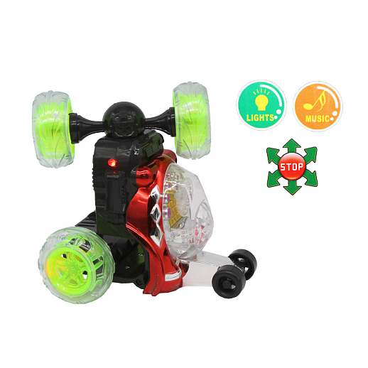 Машинка-перевертыш р/у с пультом управления, зарядным устройством, в/к 21*13,5*17,5 см в Джамбо Тойз #3