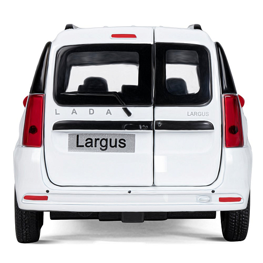 Машинка металлическая Яндекс GO, инерционная, коллекционная модель 1:24 LADA LARGUS, цвет белый, открываются 4 двери, капот, багажник, свет, звук, в/к 24,5*12,5*10,5 см в Джамбо Тойз #11