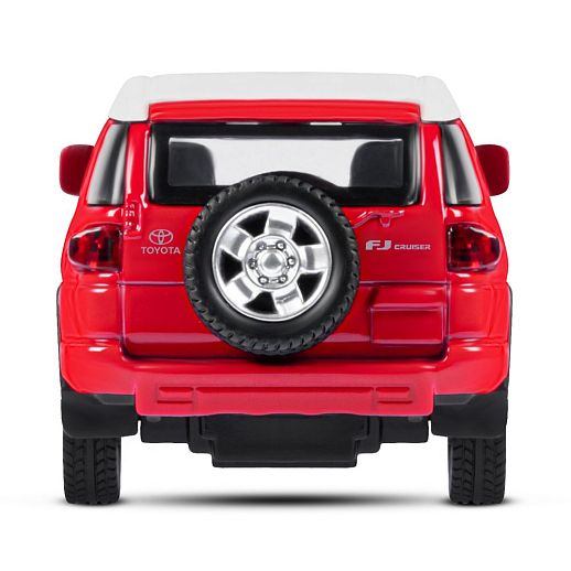 ТМ "Автопанорама" Машинка металлическая 1:43 Toyota FJ Cruiser, красный, откр. двери, инерция, в/к 17,5*12,5*6,5 см в Джамбо Тойз #10