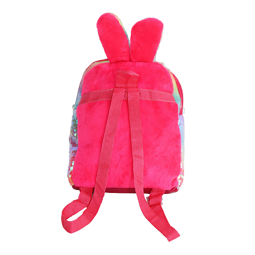 Рюкзачок детский для девочек с пайетками "Зайка", разноцветный, 30*27*3 см в Джамбо Тойз #3