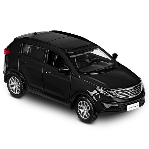 ТМ "Автопанорама" Машинка металлическая 1:39 KIA SPORTAGE R, черный, откр. двери, инерция, в/к 17,5*12,5*6,5 см в Джамбо Тойз #14