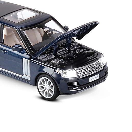 ТМ "Автопанорама" Машинка металлическая 1:34 2013 Range Rover, темно-синий перламутр, свет, звук, откр. двери, инерция, в/к 17,5*13,5*9 см в Джамбо Тойз #20