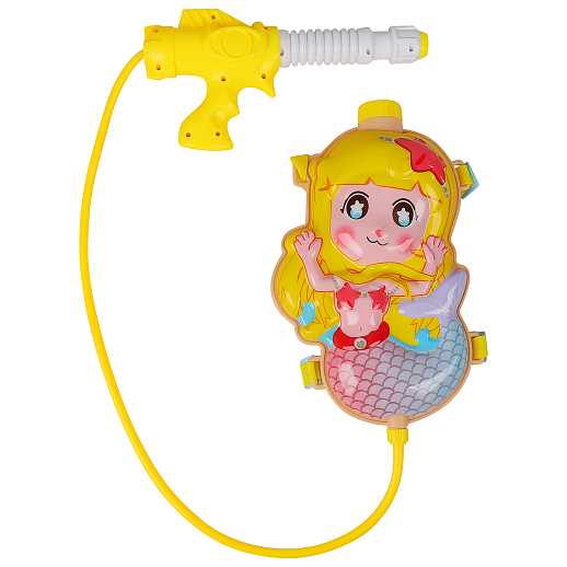 Водный пистолет с рюкзаком "Русалка", фиолетовый, в/п 32,5*19*6,5 см в Джамбо Тойз #46