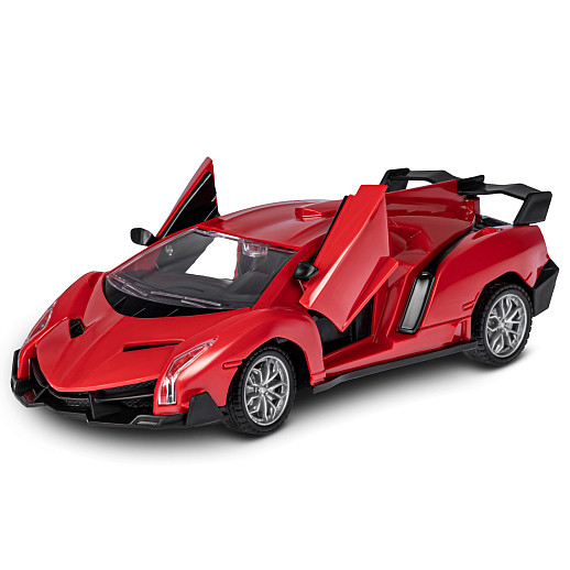 AUTODRIVE 1:24 Р/У машинка,5 каналов,двери откр. с пульта, свет, цвет красный,в/к 28х6,5х12см в Джамбо Тойз #4