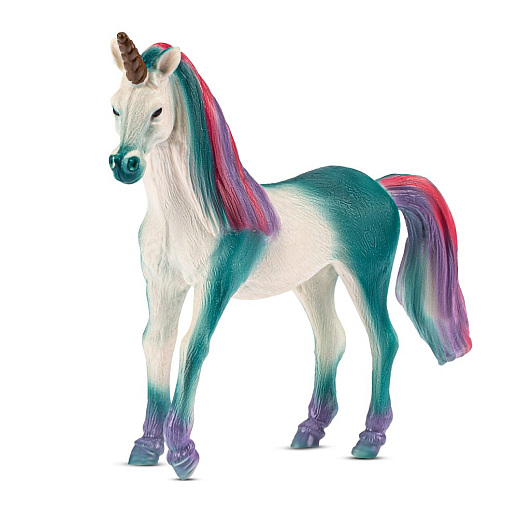 ТМ "КОМПАНИЯ ДРУЗЕЙ", серия "Животные планеты Земля", игрушка "Единорог", голубой, в/п 18*4,3*10,8 см в Джамбо Тойз #3